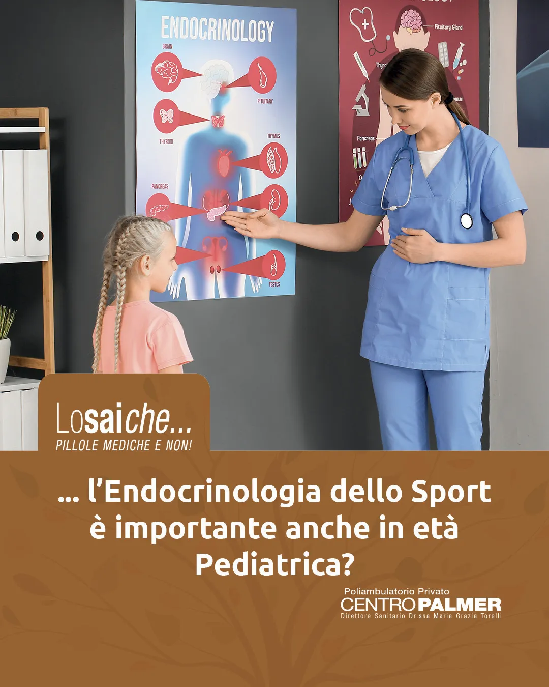 Lo sai che... l'Endocrinologia dello Sport è importante anche in età Pediatrica? Chiama Centro Palmer per una consulenza con il Dr. Petros Tsamatropoulos