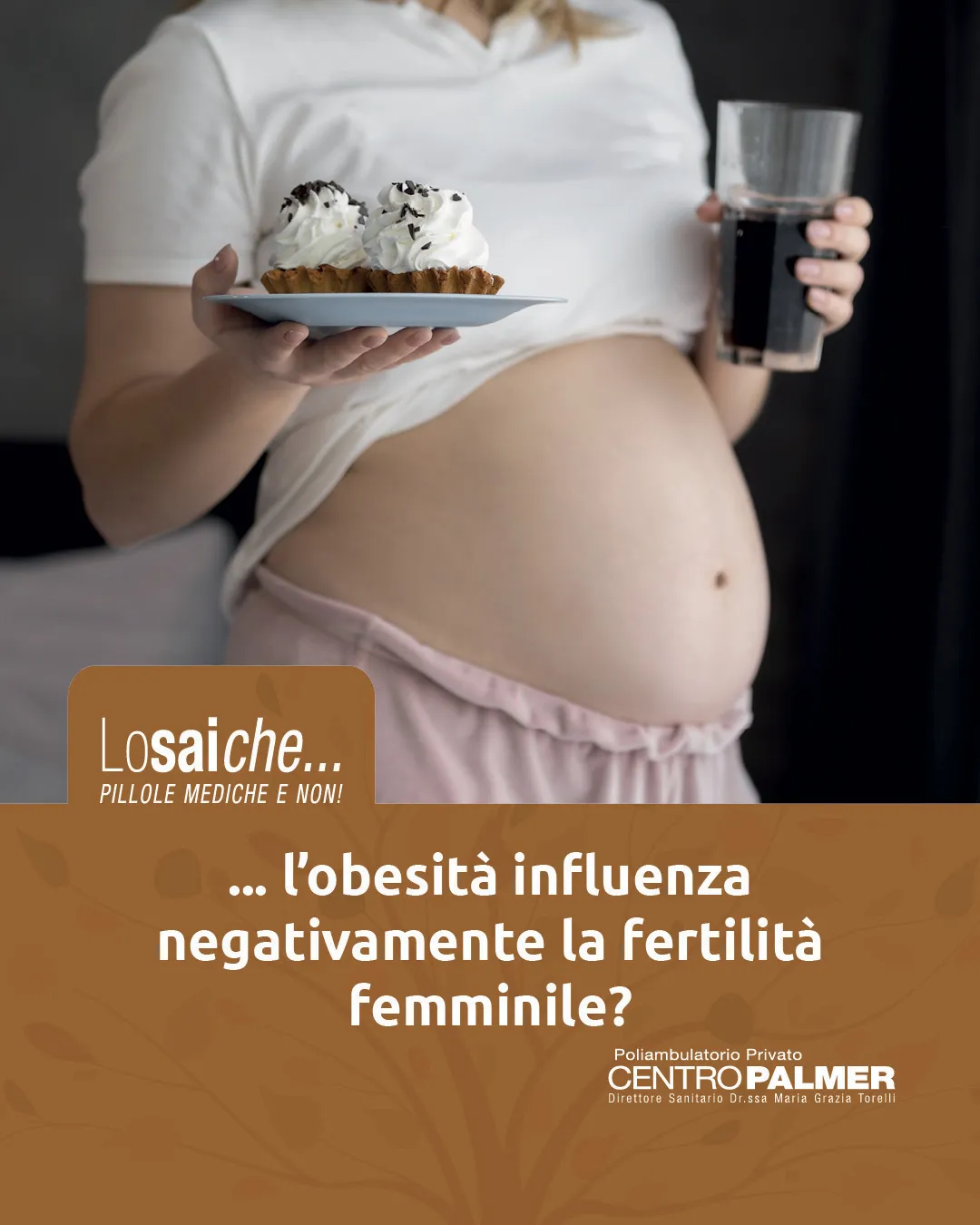 Lo sai che... l'obesità influenza negativamente la fertilità femminile? Chiamaci per una consulenza con il Dr. Petros Tsamatropoulos